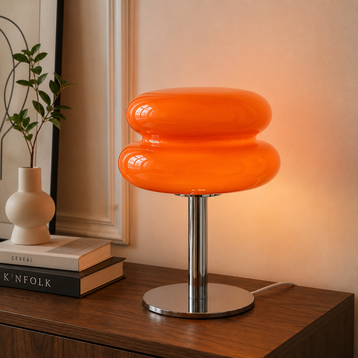 Milo Retro Glass Table Lamp