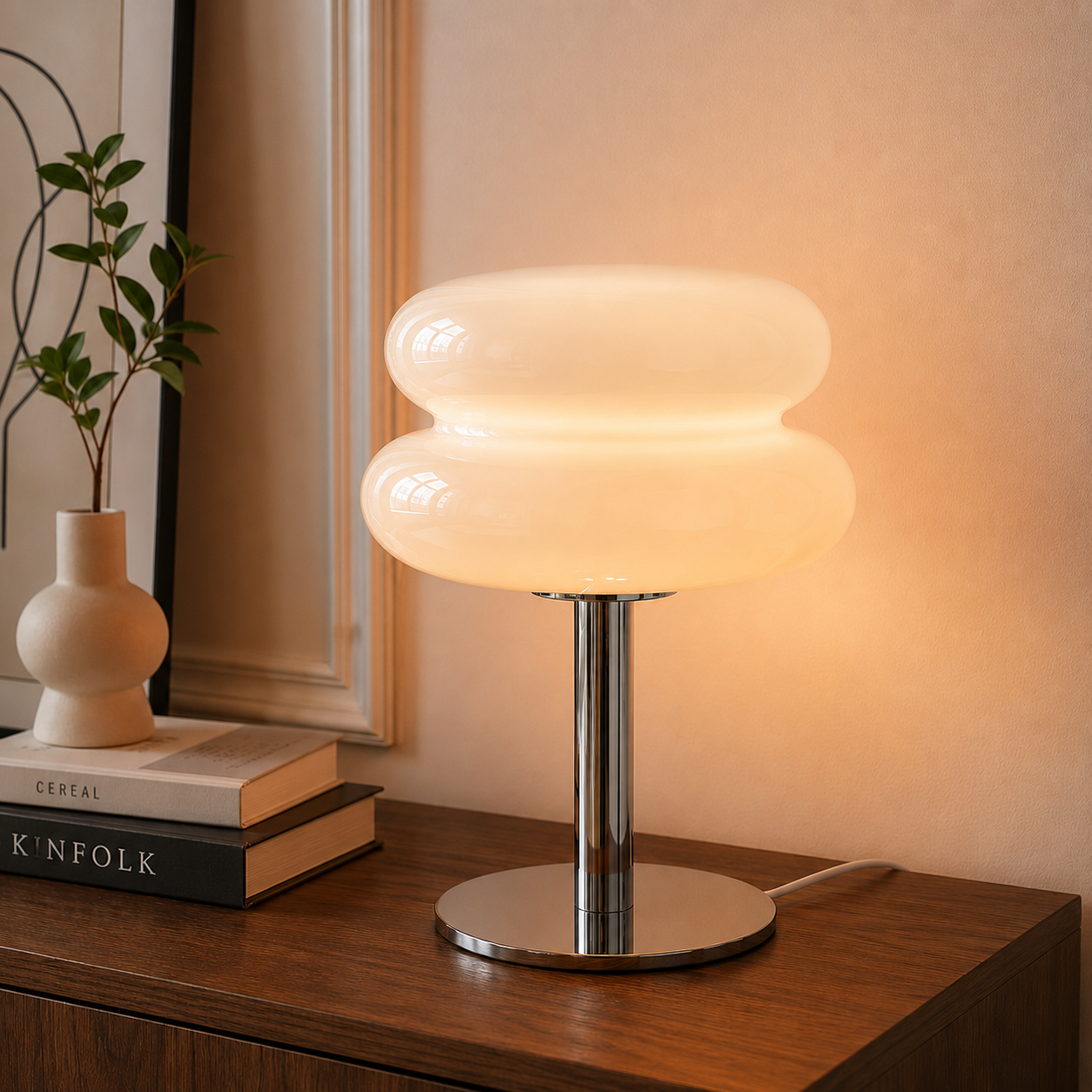 Milo Retro Glass Table Lamp
