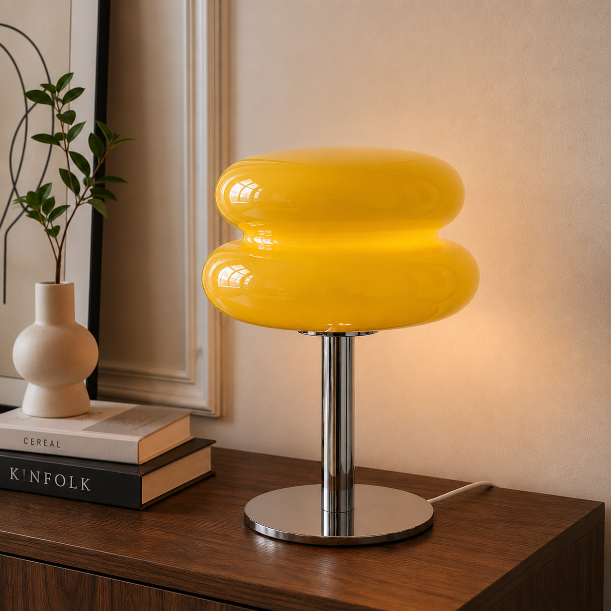 Milo Retro Glass Table Lamp