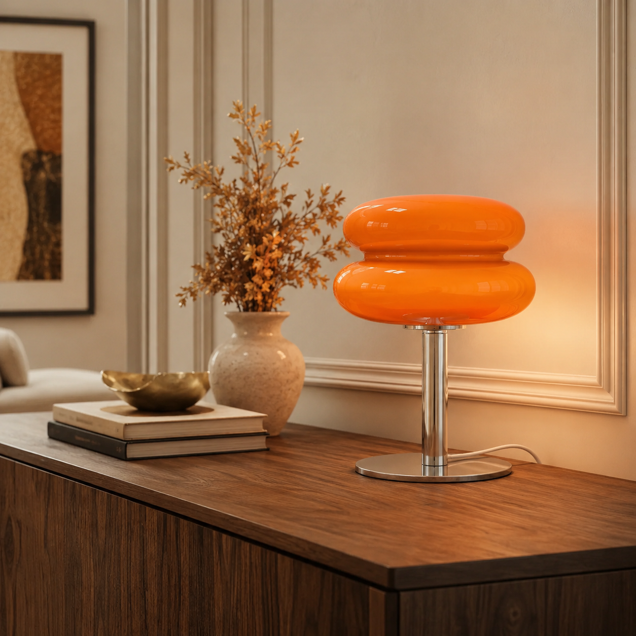 Milo Retro Glass Table Lamp