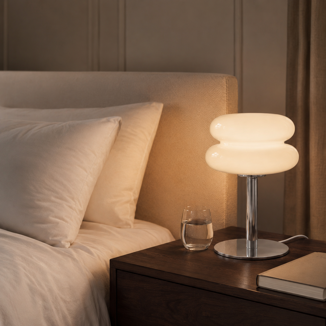 Milo Retro Glass Table Lamp