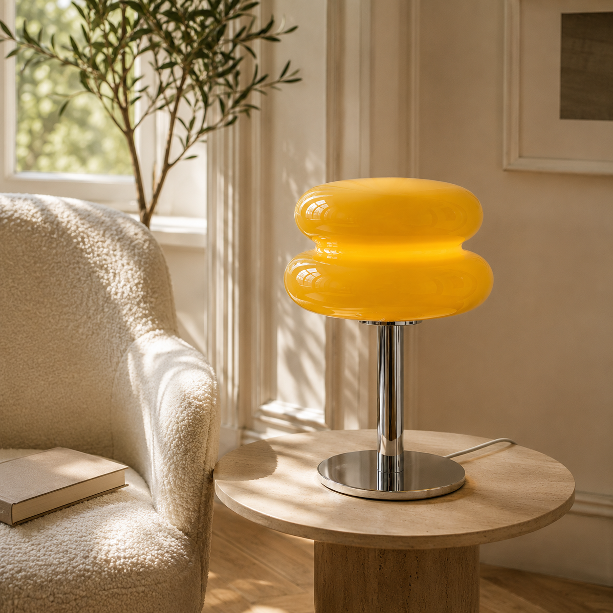 Milo Retro Glass Table Lamp